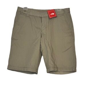 The North Face Women’s Mendocino Twill Shorts Dune Beige Tan Khaki 8 medium